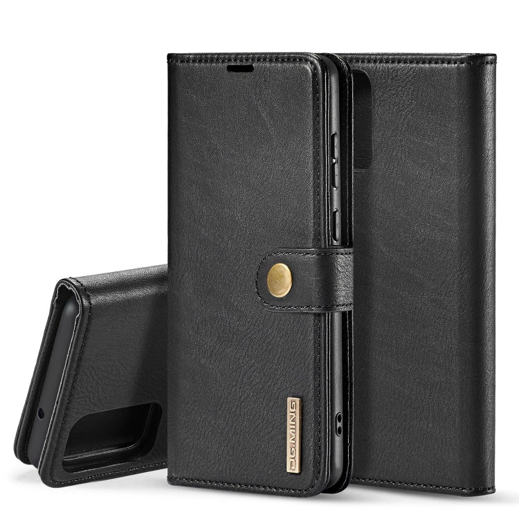 DG.MING Crazy Horse Texture Flip Detachable Magnetic Leather Case with Holder & Card Slots & Wallet, For Galaxy S20, For Galaxy S20+, For Galaxy S20 Ultra For Galaxy S20 Black