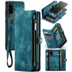 CaseMe Detachable Multifunctional Horizontal Flip Leather Case, with Card Slot & Holder & Zipper Wallet & Photo Frame, For Samsung Galaxy S20 Plus, For Samsung Galaxy S20, For Samsung Galaxy S20 Ultra