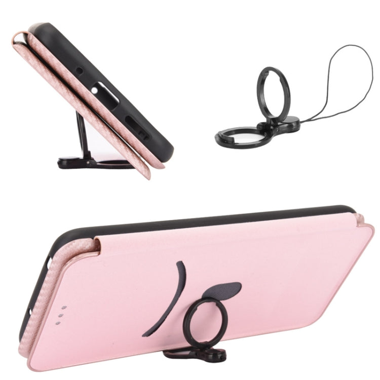 Carbon Fiber Texture Magnetic Flip Leather Phone Case, For iPhone 14, For iPhone 14 Plus, For iPhone 14 Pro, For iPhone 14 Pro Max