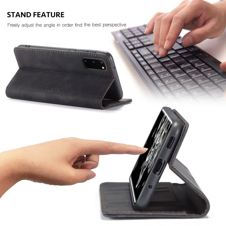 CaseMe Multifunctional Horizontal Flip Leather Case, with Card Slot & Holder & Wallet, For Galaxy S20, For Galaxy S20 Plus, For Galaxy S20 Ultra