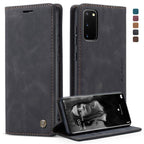 CaseMe Multifunctional Horizontal Flip Leather Case, with Card Slot & Holder & Wallet, For Galaxy S20, For Galaxy S20 Plus, For Galaxy S20 Ultra For Galaxy S20 Black
