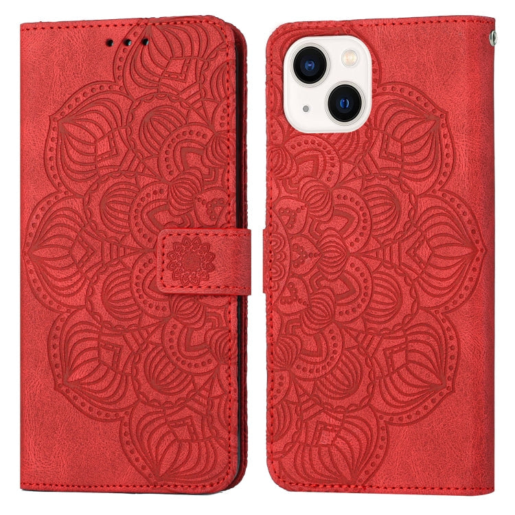 Phone Case – Leather (iPhone 13 mini) #3 For iPhone 13 mini Red