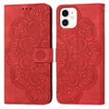 Phone Case – Leather (iPhone 12 mini) #2 For iPhone 12 mini Red