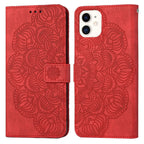 Phone Case – Leather (iPhone 12 mini) #2 For iPhone 12 mini Red