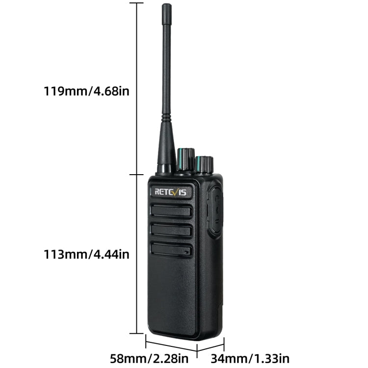 1 Pair RETEVIS RB29 FRS Free-license Two Way Radio Walkie Talkie, RB29 – Data Transmission