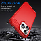 Brushed Texture Carbon Fiber TPU Phone Case, For iPhone 14 Plus, For...