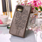 Embossed Butterfly Leather Phone Case, For iPhone 14, For iPhone 14 Plus, For iPhone 14 Pro