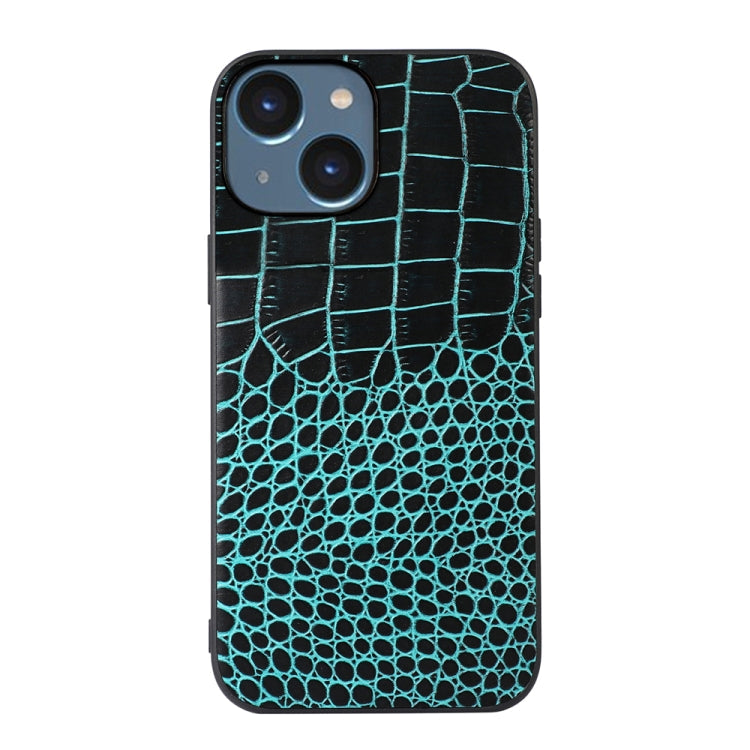 Case – Leather (iPhone 14 Plus) For iPhone 14 Cyan Blue