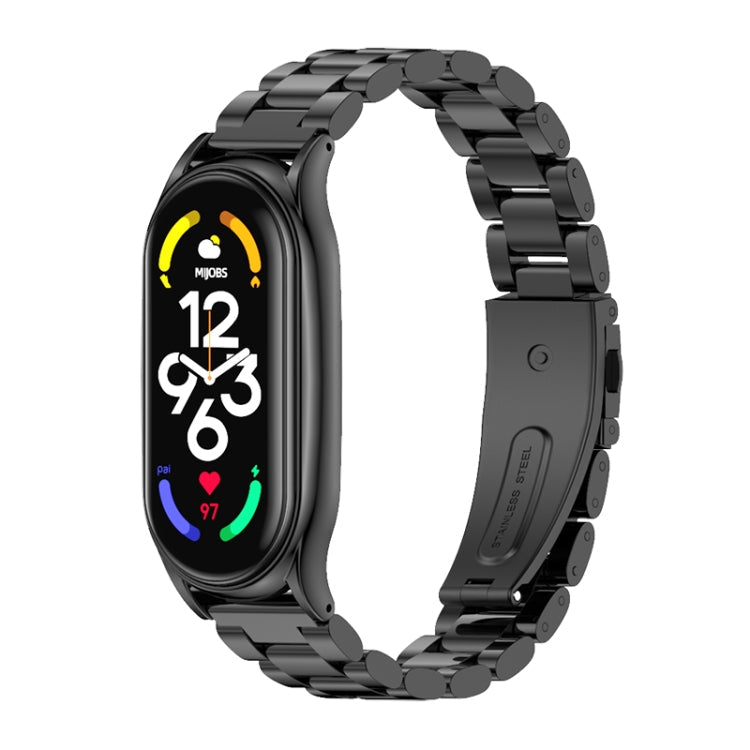 Watch Band – Stainless Steel Plus Black