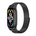 MIJOBS Milan Magnetic Plus Stainless Steel Watch Band, For Xiaomi Mi Band 7 / 7 NFC For Xiaomi Mi Band 7 7 NFC Black