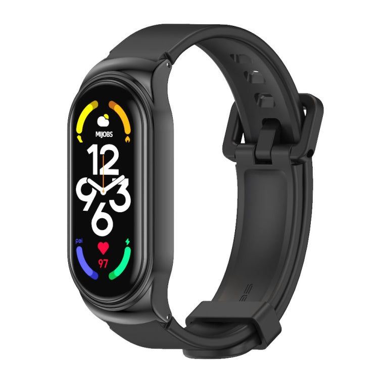 CS Watch Band – NFC, Silicone (Xiaomi Mi Band 7) For Xiaomi Mi Band 7 7 NFC Black