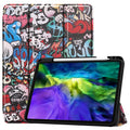 Painted TPU Smart Tablet Holster With Sleep Function & Tri-Fold Bracket & Pen Slot, For iPad Pro 11 inch 2020 For iPad Pro 11 inch 2020 For iPad Pro 11 inch 2020