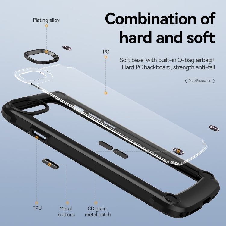 TPU Phone Case – + PC Lens Protection Phone Case, For iPhone SE 2022 / SE 2020 / 8 / 7