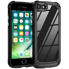 TPU Phone Case – + PC Lens Protection Phone Case, For iPhone SE 2022 / SE 2020 / 8 / 7 For iPhone SE 2022 SE 2020 8 7 Black