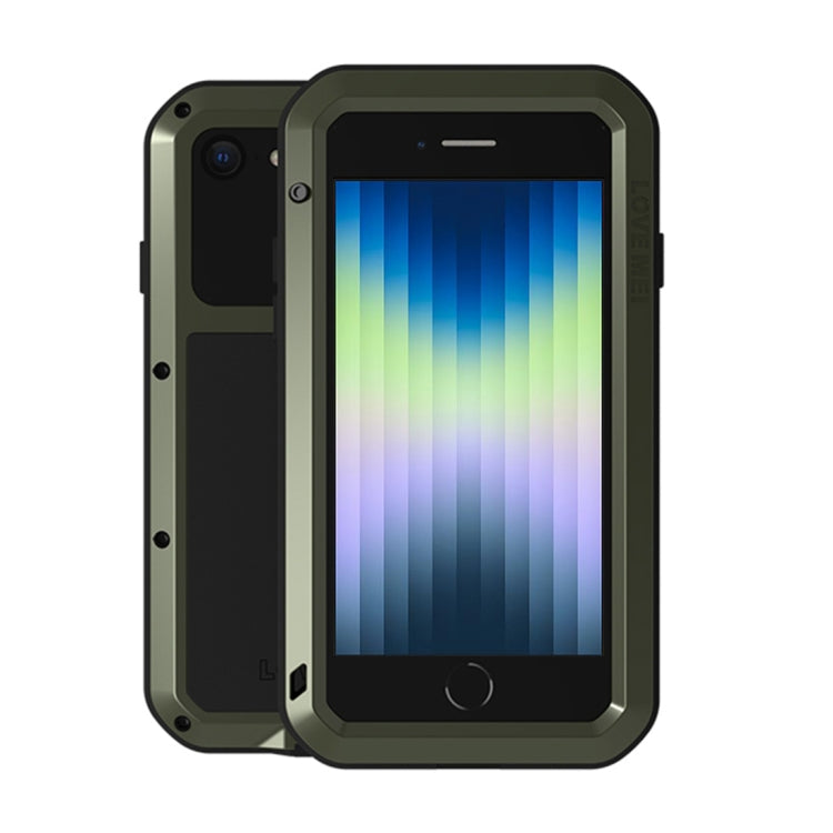 LOVE Phone Case – Shockproof, Waterproof (iPhone SE 2022) For iPhone SE 2022 SE 2020 8 7 Army Green