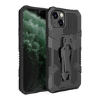 Machine Armor Warrior PC + TPU Phone Case, For iPhone 14 Plus, For iPhone 14, For iPhone 14 Pro, For iPhone 14 Pro Max For iPhone 14 Plus Black