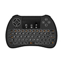H9 2.4GHz Mini Wireless Air Mouse QWERTY Keyboard with White Backlight & Touchpad for PC, TV, with White Backlight – Durable Build, Easy to Use