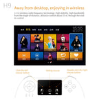 H9 2.4GHz Mini Wireless Air Mouse QWERTY Keyboard with White Backlight & Touchpad for PC, TV, with White Backlight – Durable Build, Easy to Use