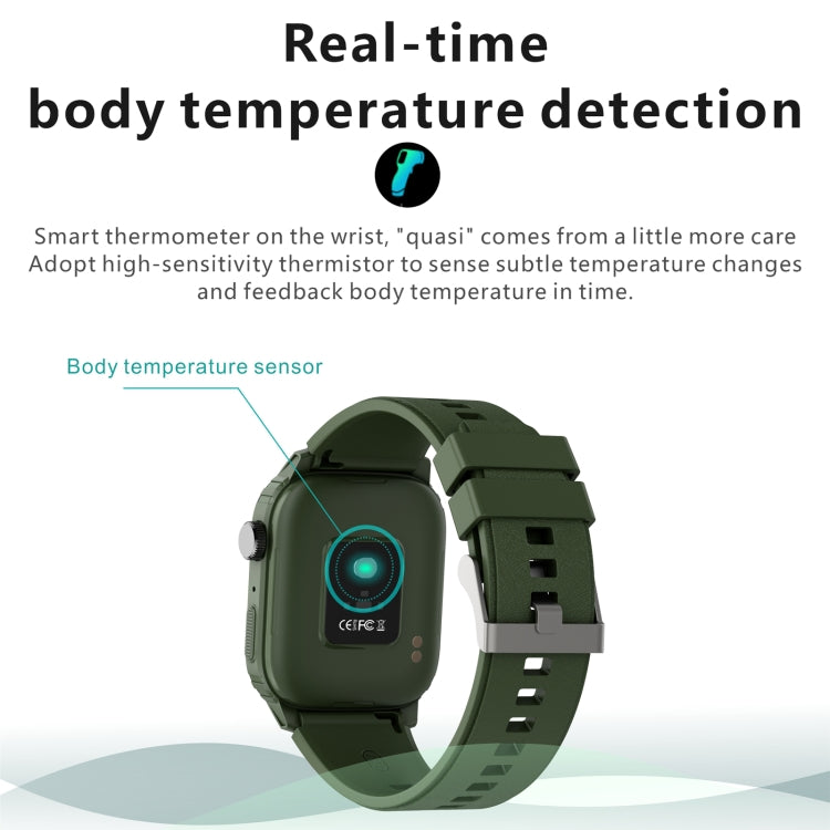 Q25 Smart Watch – 1.7" Screen, Blood Pressure Monitoring, Bluetooth Call
