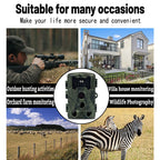 PR1000 2 Inch LCD Screen Infrared Night Vision Motion Wildlife Hunting Trail Camera, PR1000