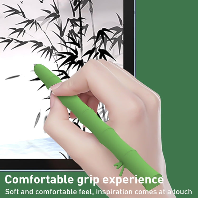 Bamboo Liquid Silicone Gel Stylus Pen Protective Case – Magnetic, For Samsung Galaxy Tab S6 Lite, For Samsung Galaxy Tab S7/S7+/S8/S8+