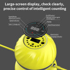 SK-2 Electronic Counting Smart Rope Skipping Machine, Rope Skipping Machine 1(Blue), Rope Skipping Machine 1(Yellow)