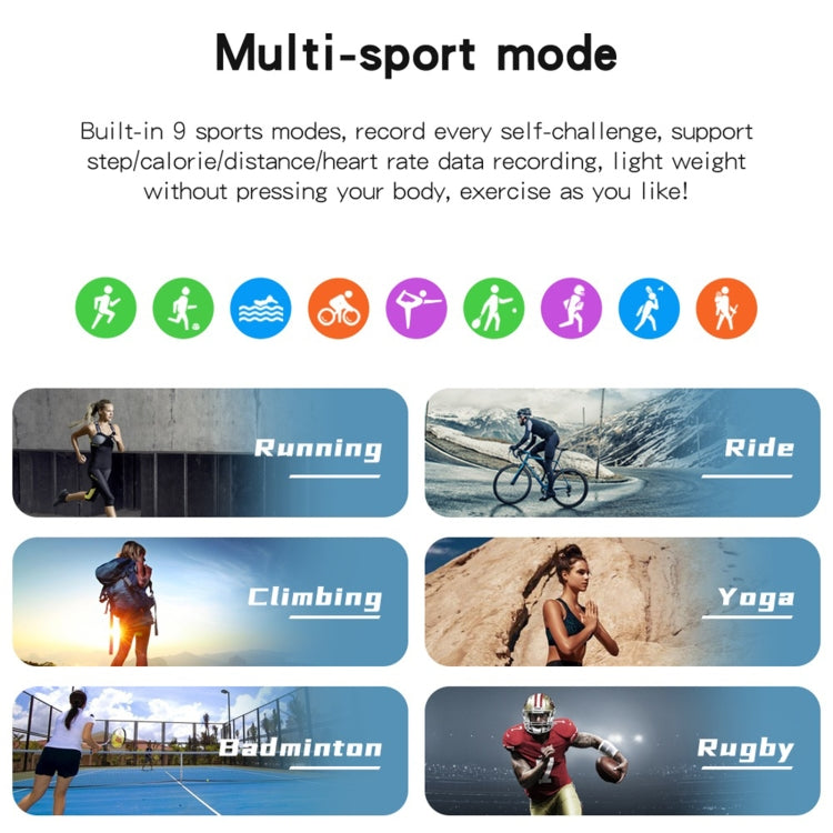 A60 Smart Watch – 1.32" Screen, Blood Pressure Monitoring, Bluetooth Call