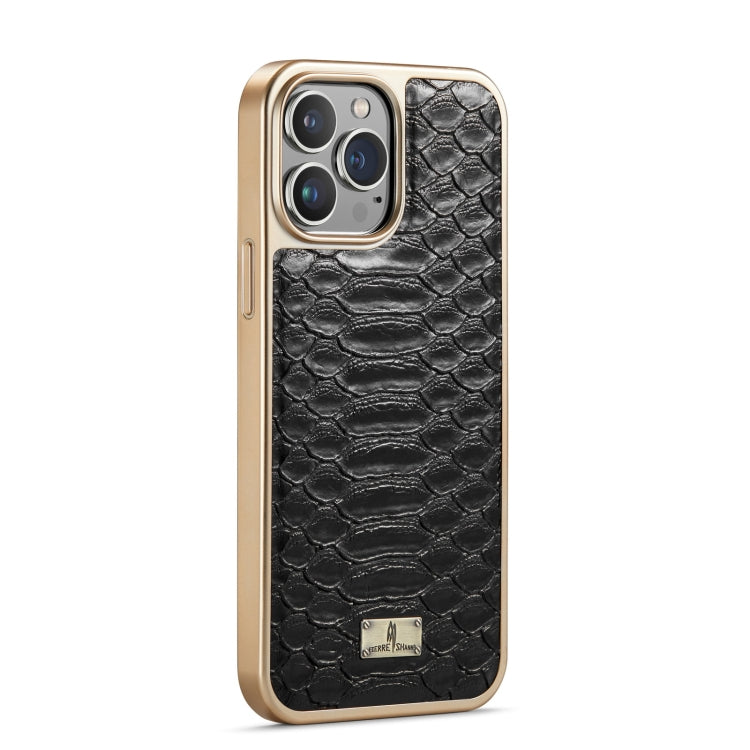 Python Texture Electroplating PU Phone Case, For iPhone 13, For iPhone...
