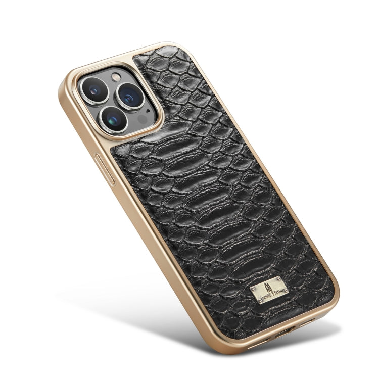Python Texture Electroplating PU Phone Case, For iPhone 13, For iPhone...