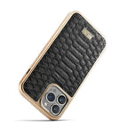 Python Texture Electroplating PU Phone Case, For iPhone 13, For iPhone...