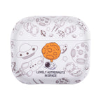 Wireless Earphone TPU Protective Case, For AirPods 3, For AirPods Pro, For AirPods 1 / 2 For AirPods 3 White Meteorite Astronaut