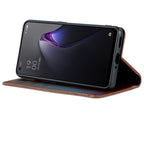 AZNS Magnetic Calf Texture Flip Leather Phone Case – Magnetic, Card Slot, Flip, For OPPO Reno8, For OPPO Reno8 Pro, For Honor 70, For Honor 70 Pro
