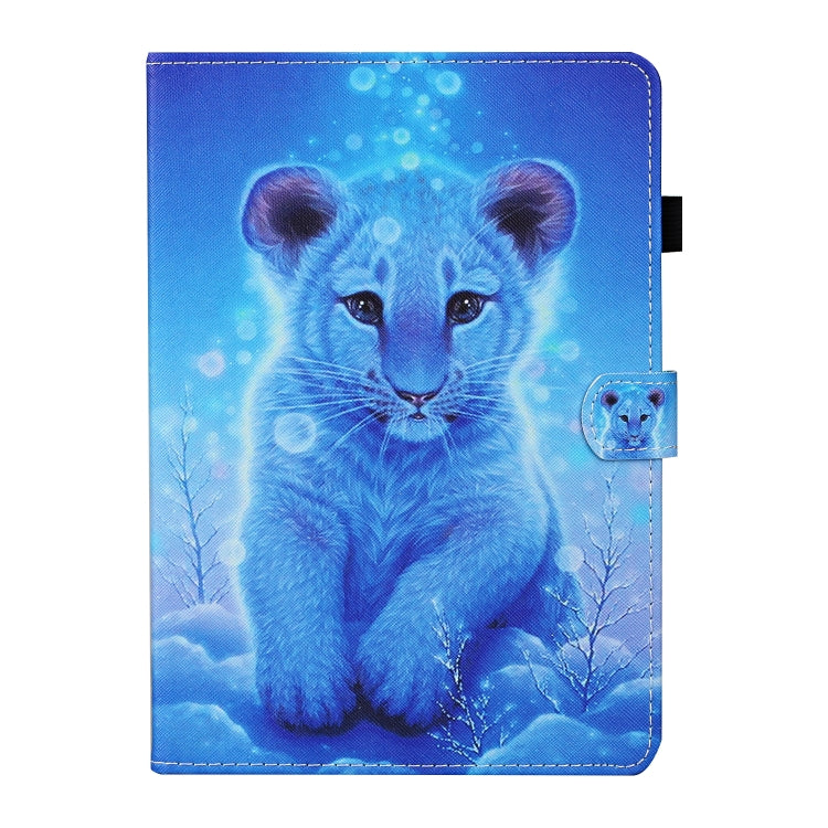 Coloured Drawing Stitching Smart Leather Tablet Case – Card Slot, Leather, Non-slip, For Lenovo Tab M10 Plus 10.6 3rd Gen 2022, For Lenovo Tab M10 3rd Gen