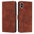 Phone Case – Leather (iPhone XS) For iPhone XS X Brown