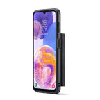 DG.MING M1 Series 3-Fold Multi Card Wallet + Magnetic Phone Case, For Samsung Galaxy A23 5G