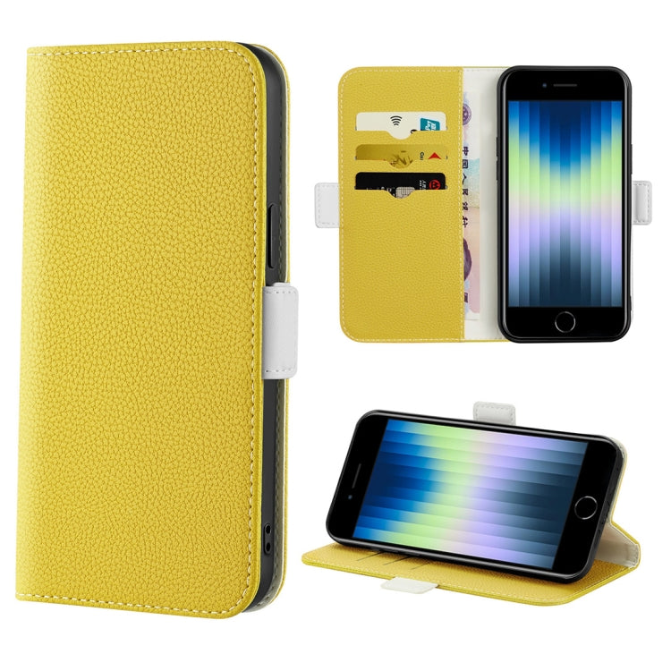 Phone Case – Leather (iPhone SE 2022) #2 For iPhone SE 2022 SE 2020 8 7 Yellow