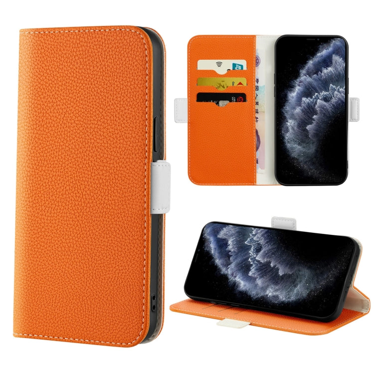 Phone Case – Leather (iPhone SE 2022) #2 For iPhone 11 Pro Orange