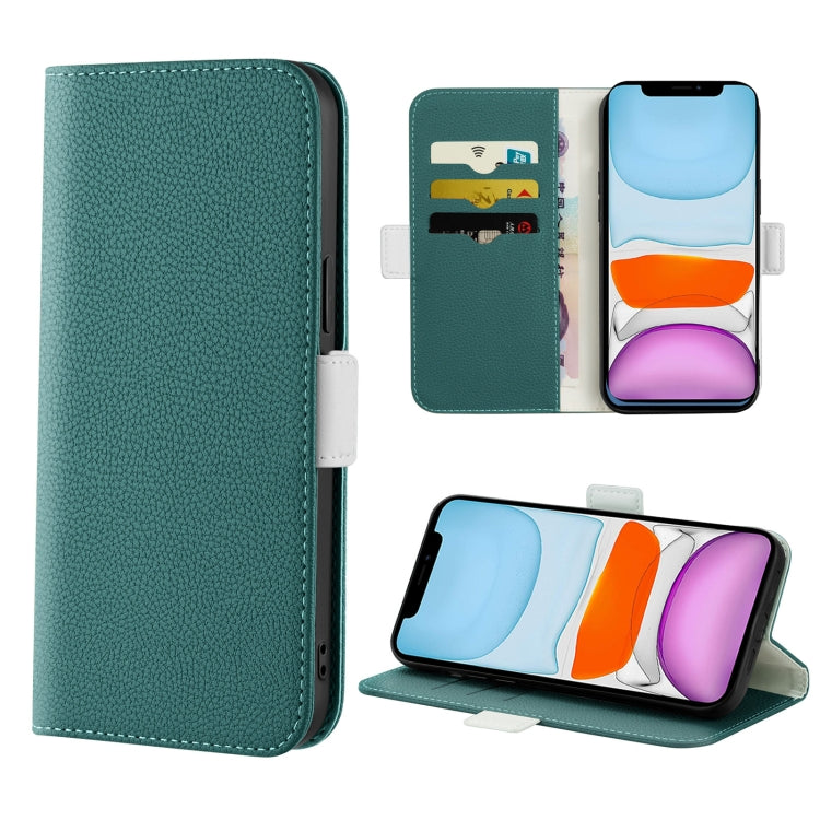 Phone Case – Leather (iPhone SE 2022) #2 For iPhone 11 Dark Green