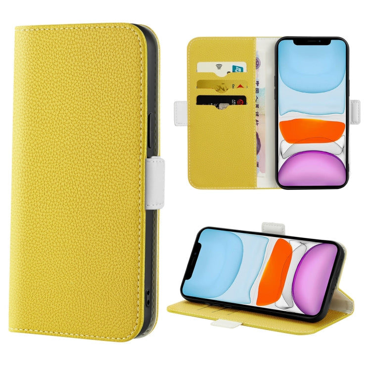 Phone Case – Leather (iPhone SE 2022) #2 For iPhone 11 Yellow