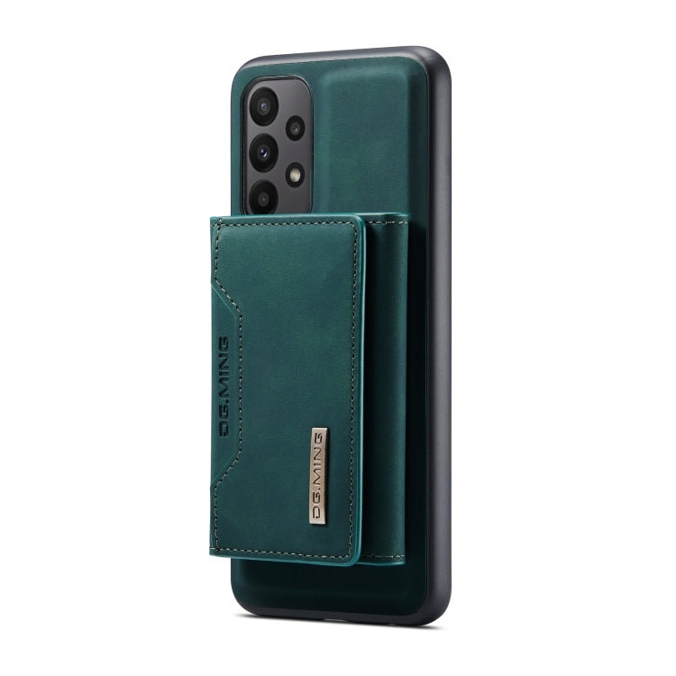 DG.MING M2 Series 3-Fold Multi Card Bag + Magnetic Phone Case – Magnetic, Card Slot, Leather, For Samsung Galaxy A23 5G