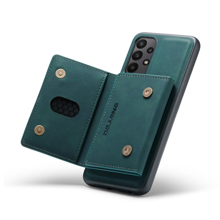 DG.MING M2 Series 3-Fold Multi Card Bag + Magnetic Phone Case – Magnetic, Card Slot, Leather, For Samsung Galaxy A23 5G