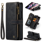 CaseMe C30 Multifunctional Phone Leather Phone Case, For Samsung Galaxy Z Fold3 5G For Samsung Galaxy Z Fold3 5G Black