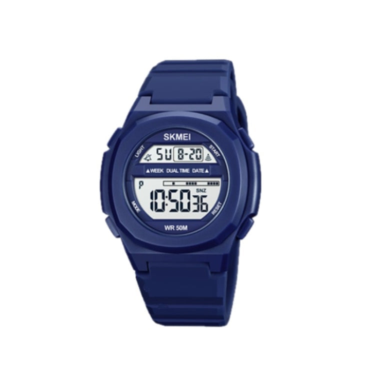 Watch – Silicone, Stainless Steel Royal Blue