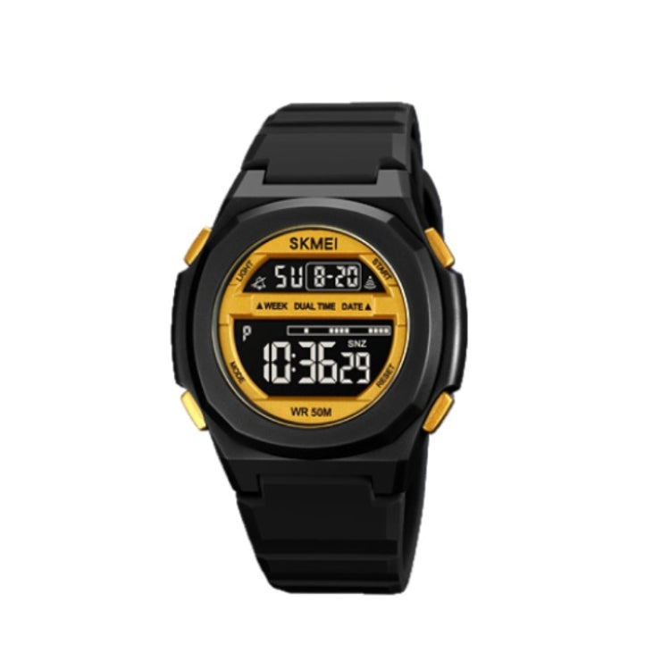 Watch – Silicone, Stainless Steel Black Gold
