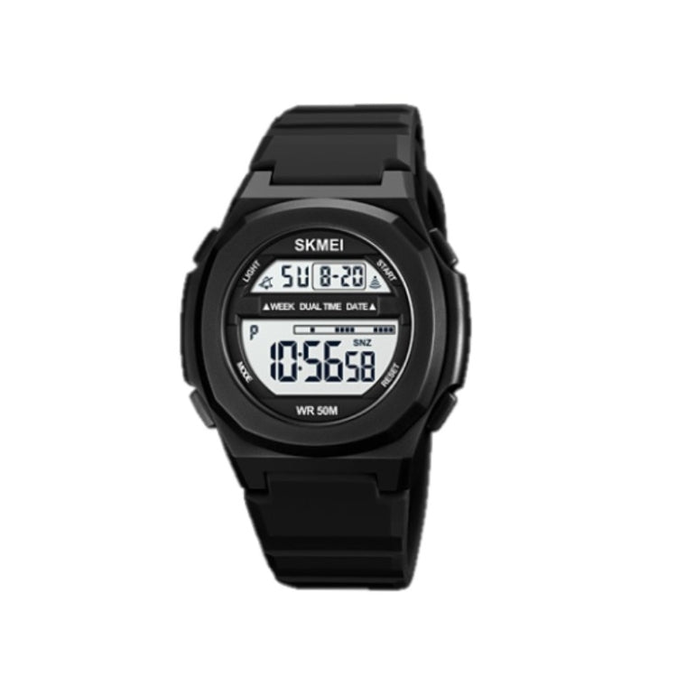 Watch – Silicone, Stainless Steel Black and White