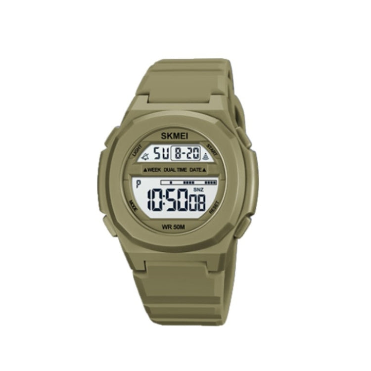 Watch – Silicone, Stainless Steel Khaki
