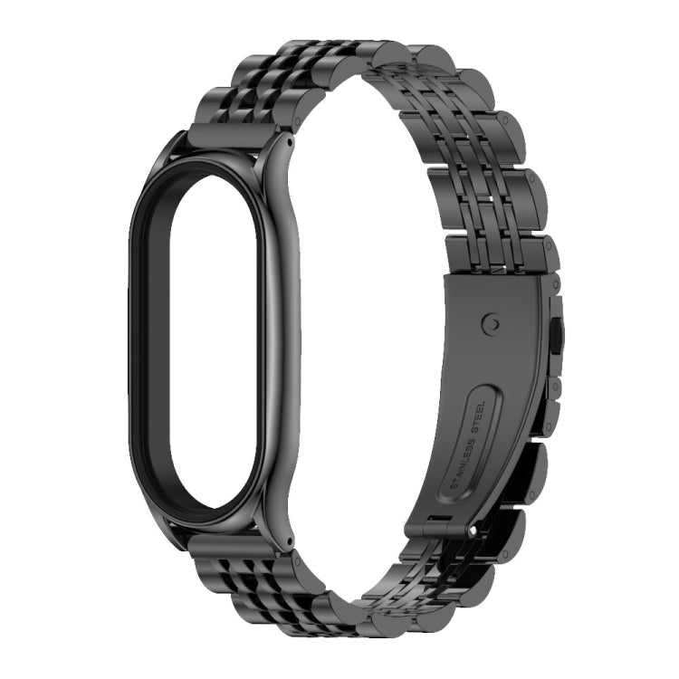 MIJOBS Plus Seven-bead Metal Stainless Steel Watch Band, For Xiaomi Mi Band 7 / 7 NFC
