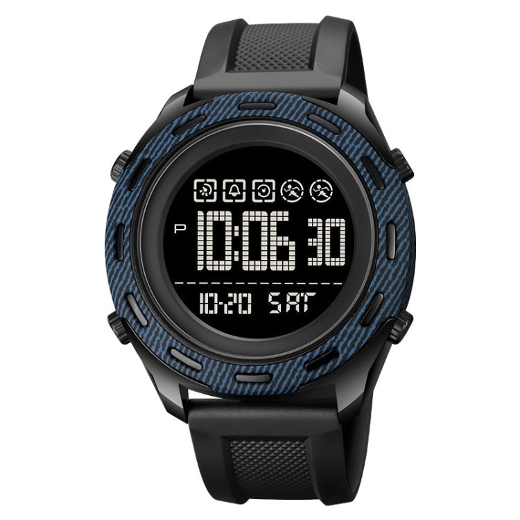 Watch – Stainless Steel (Black) Black Denim Blue