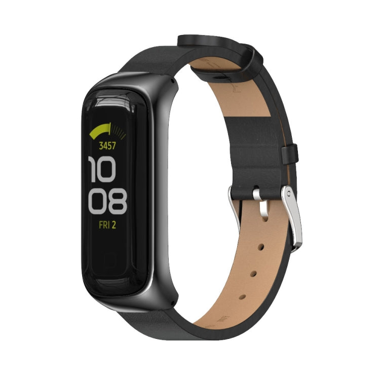 Watch Band – Leather (Samsung Galaxy Fit 2) For Samsung Galaxy Fit 2 Black