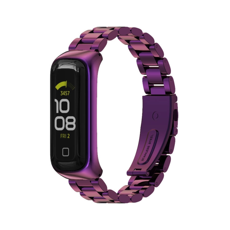 Watch Band – Stainless Steel (Samsung Galaxy Fit 2) For Samsung Galaxy Fit 2 Purple